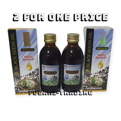 Olio semi nero 2x125ml - nero,