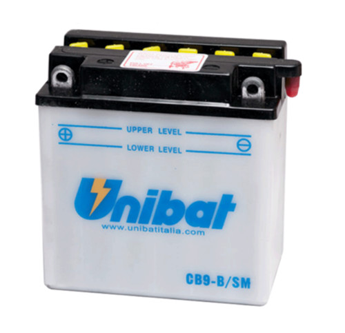 Batteria moto unibat cb9b - unibat, cb9b=yb9b