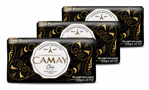 3x125g camay chic saponetta - camay,