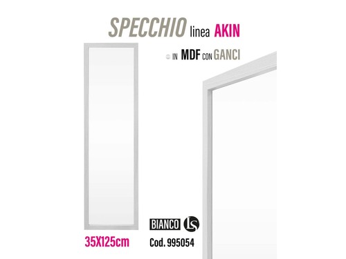 Specchio bianco mdf - specchio, in